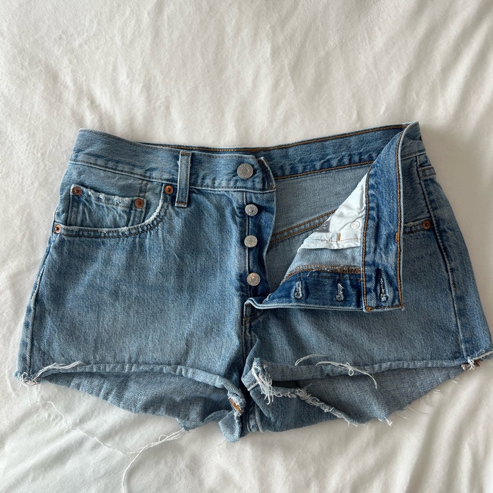 Levi’s 501 Blue Denim Shorts